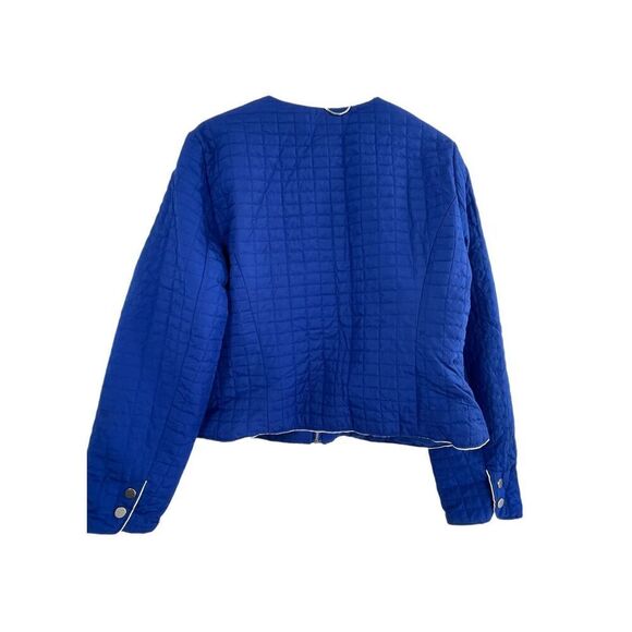 Chico’s size Medium (1) quilted cropped jacket - Picture 2 of 8